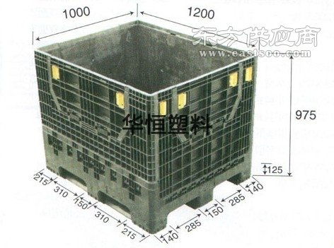 折疊卡板箱直銷,福建折疊卡板箱,華恒塑料制品圖片